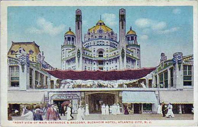Atlantic City - Bleneim Hotel - Courtyard view