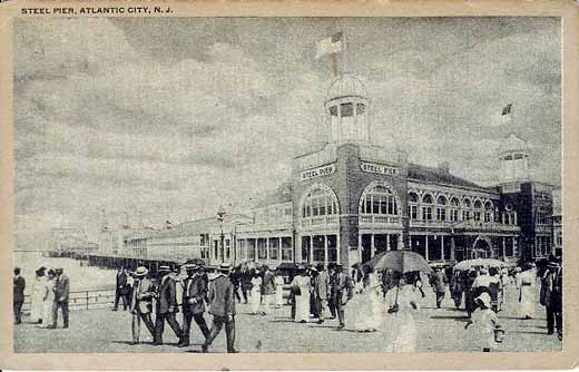 Atlantic City - Steel Pier early in the twentieth century