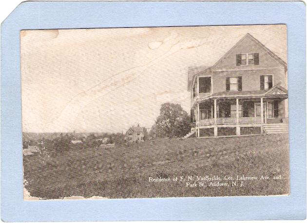Andover - The residence of F N Vansyckle - c 1910